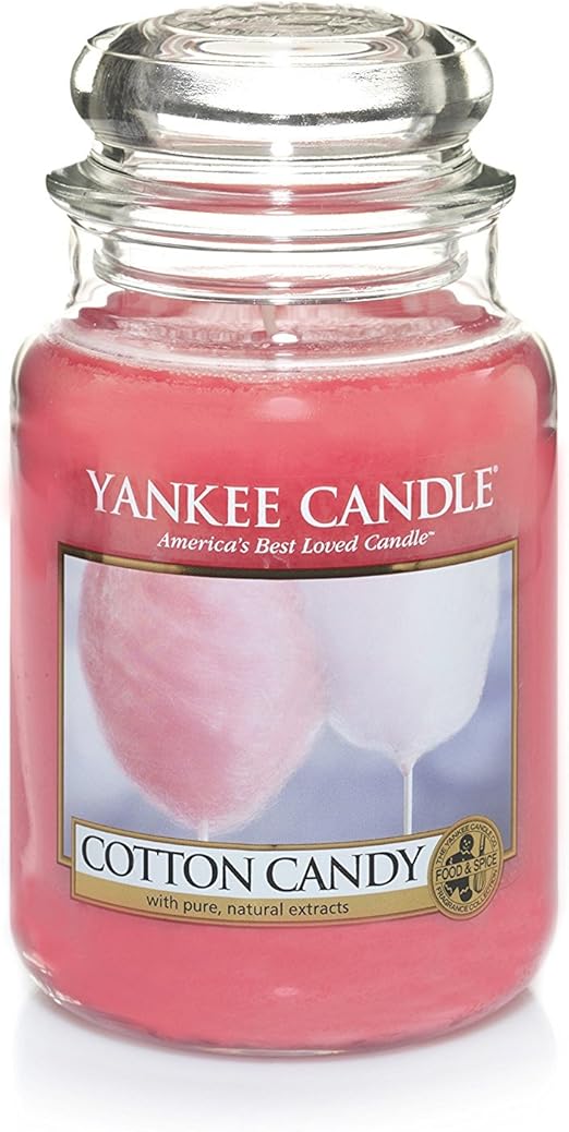 Yankee Candle Cotton Candy Large jar Amazon.co.uk Kitchen & Home