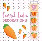 Baked with Love Carrot Sugar Decorations 12 pcs Orange Edible Royal Icing view 7