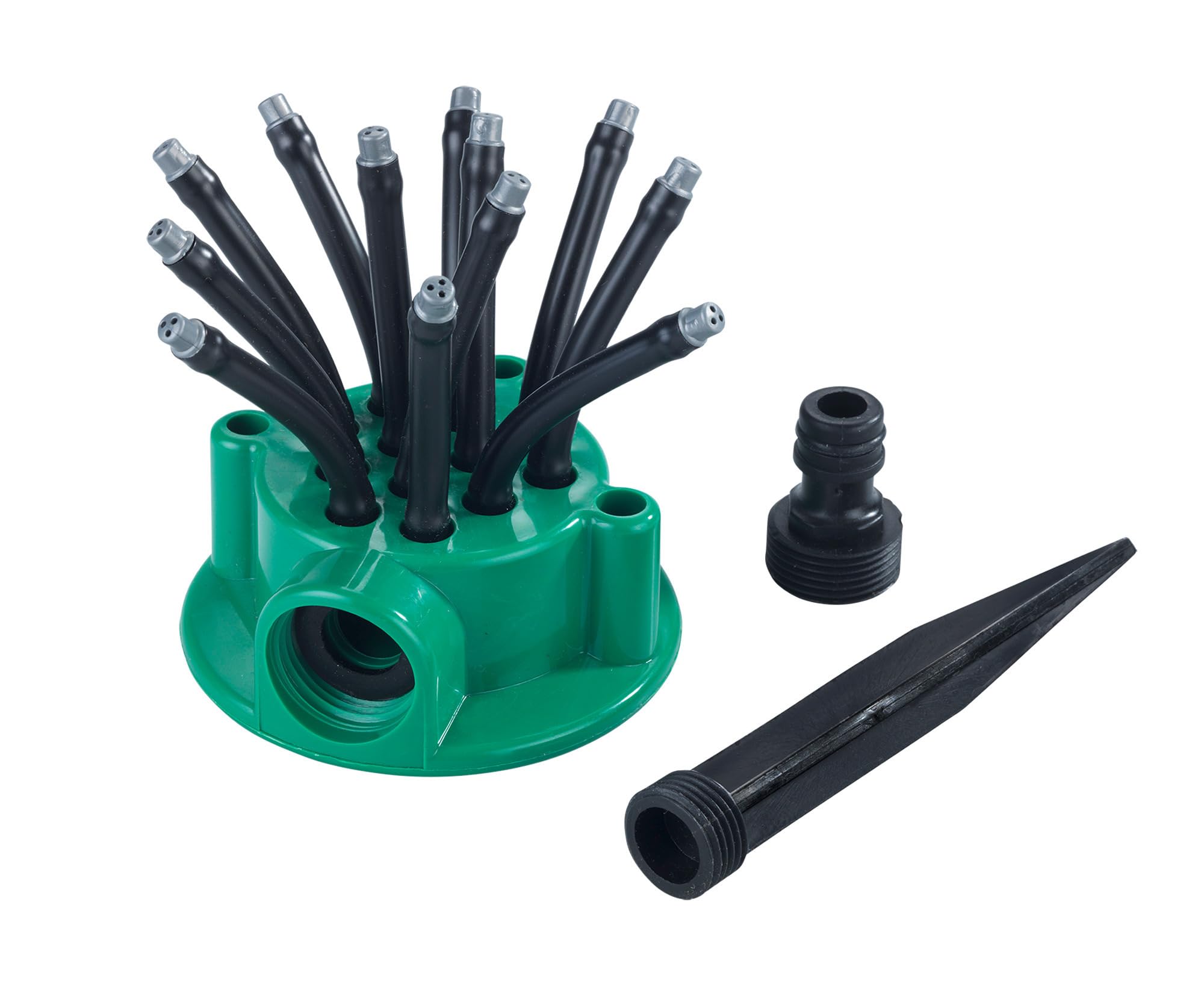 Maximex Garden Sprinkler with Flexi Arms, 12 Flexible Arms, Targeted Watering Beds & Lawn, Water Saving