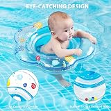 CYCFMYYLY Baby Swimming Ring with Safety Seat 6-36 Months 53cm view 2