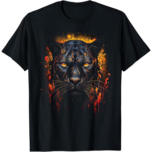 Amazon.com: Panther with beautiful eyes black panthers T-Shirt