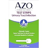 AZO Urinary Tract Infection (UTI) Test Strips, Results in 2 Mins, 3 Count | From the #1 Urinary Health Brand&plusmn; Clinically Tested At Home UTI Test Strips For Women, Convenient, Fast Easy to Read Results
