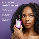 HERITAGE STORE Black Castor Oil 8 Ounce for Hair Skin Nails Scalp view 2