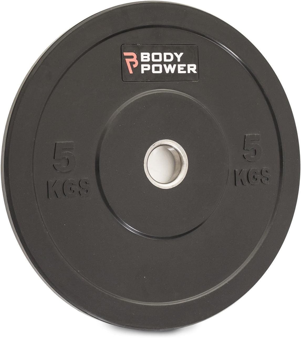 Bodypower 5Kg Solid Rubber Olympic Technique Weight Plate (x1)