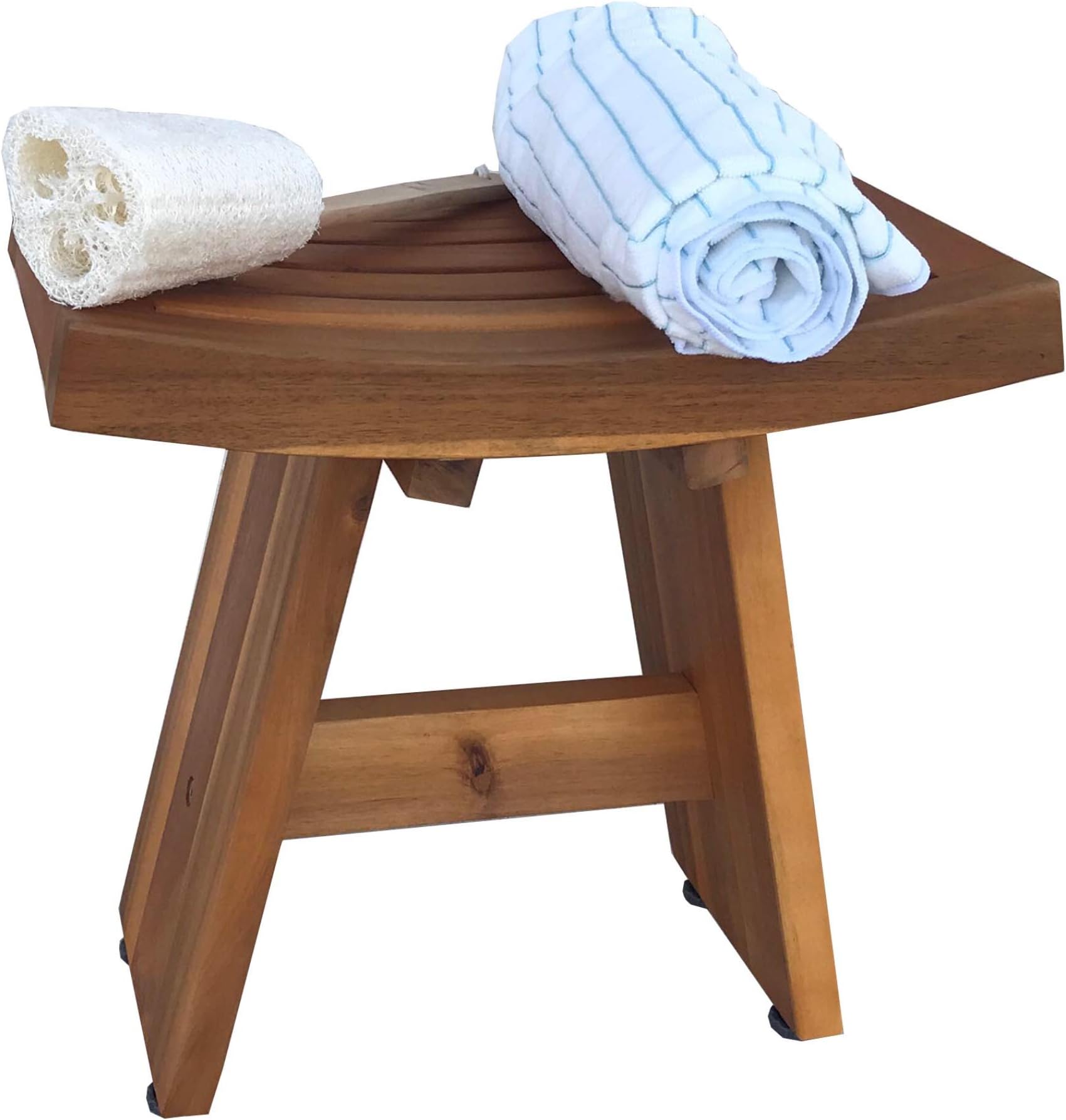 Hercules bathroom stool, bench,FSC acacia hardwood seat.