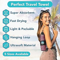Youphoria Microfiber Travel Towel Fast Drying
