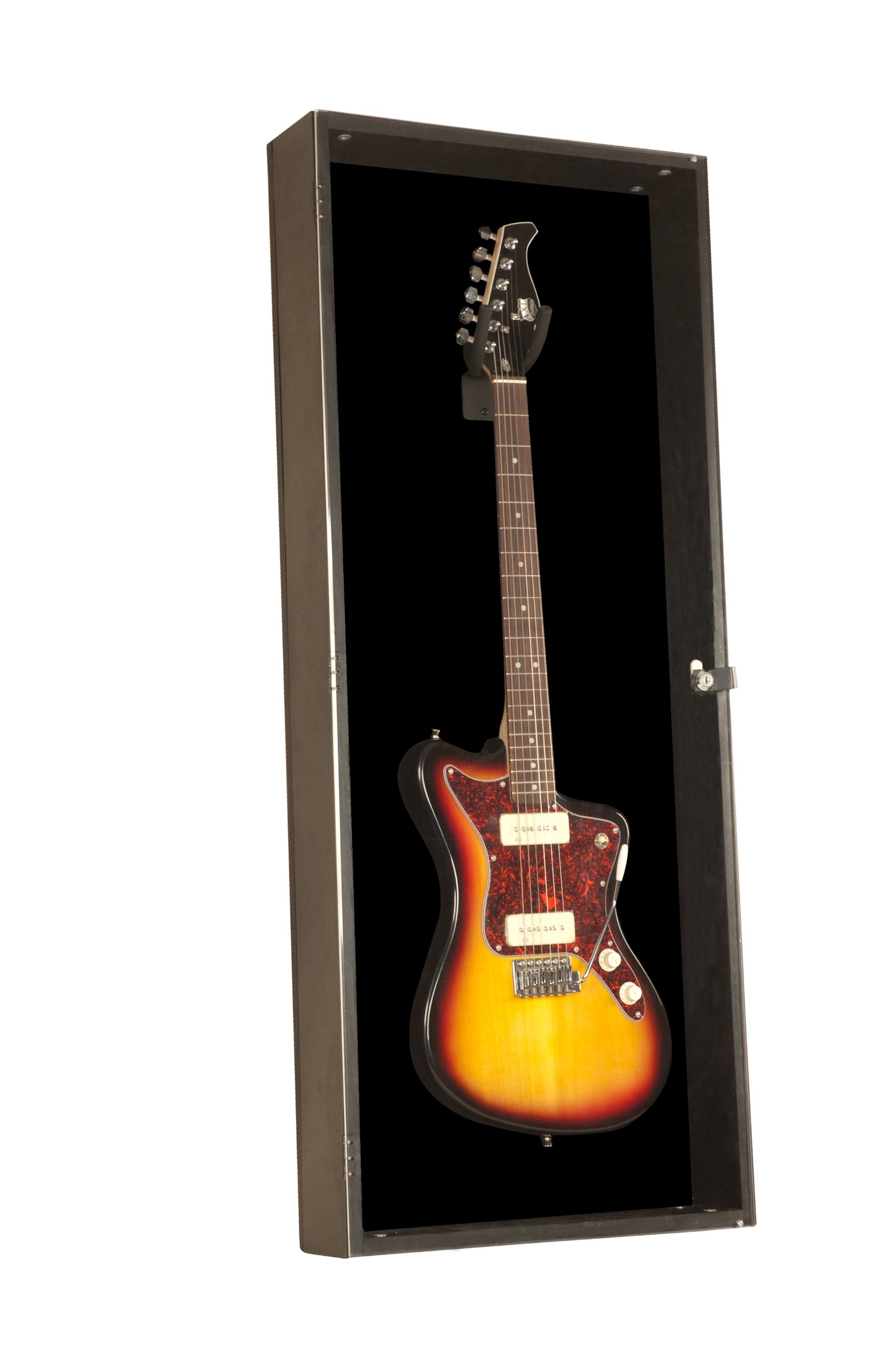 Guardian CGDISP1BK Electric Guitar Display Case Black Best Music Bags