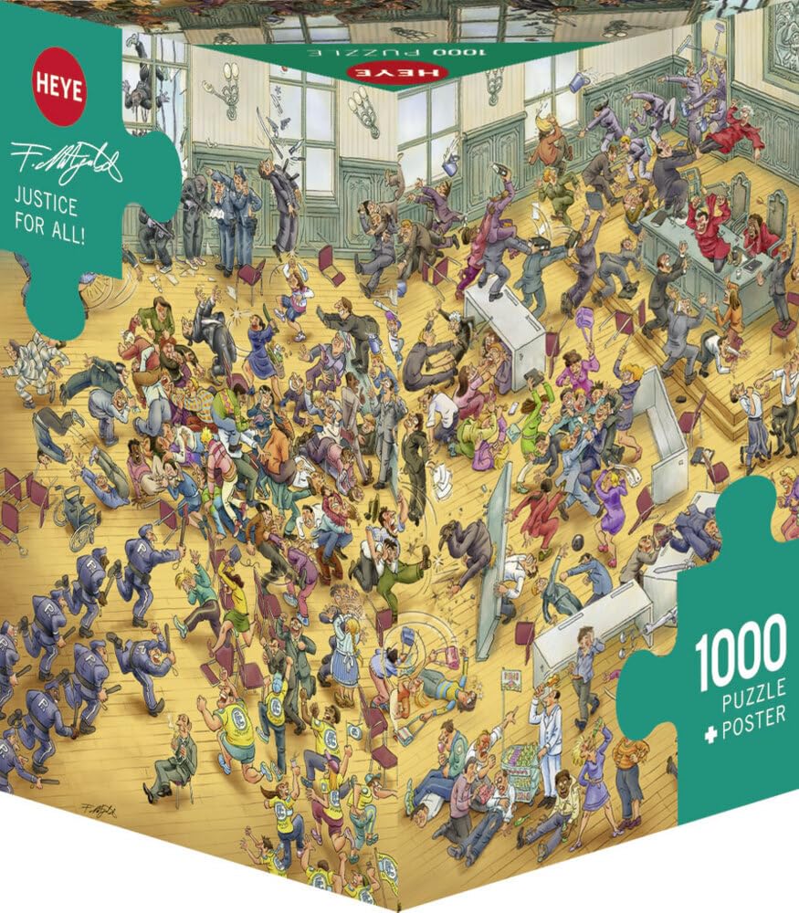 Heye Justice for All Puzzle - Teal/Turquoise Green