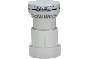 WELD-ON Studor 20341 Mini-Vent Air Admittance Valve with PVC Adapter, 1-1/2- or 2-Inch Connection
