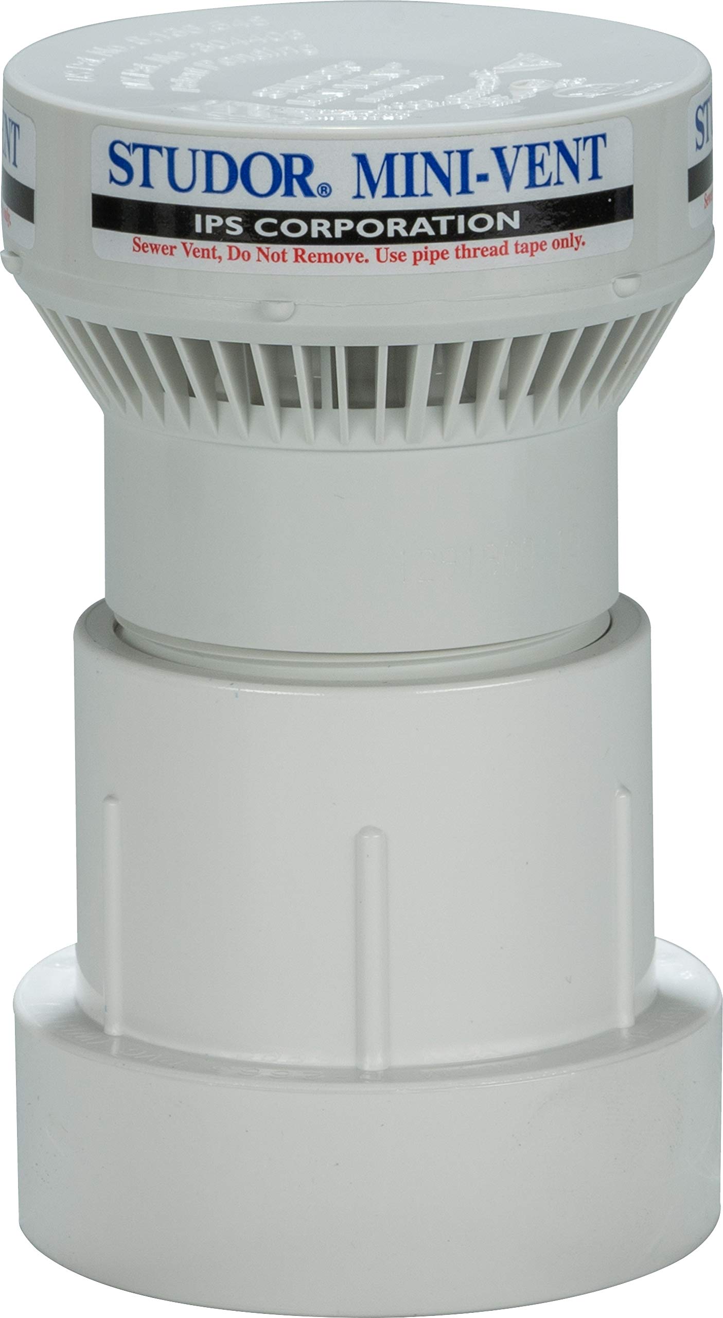Studor 20341 Mini-Vent with PVC Adapter 1 1/2-Inch Or 2-Inch Connection