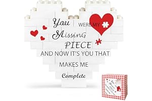 Valentines Day Gifts for Her Him Cute Heart Plaques Anniversary Birthday Wedding Engagement Gifts for Girlfriend Boyfriend Wi