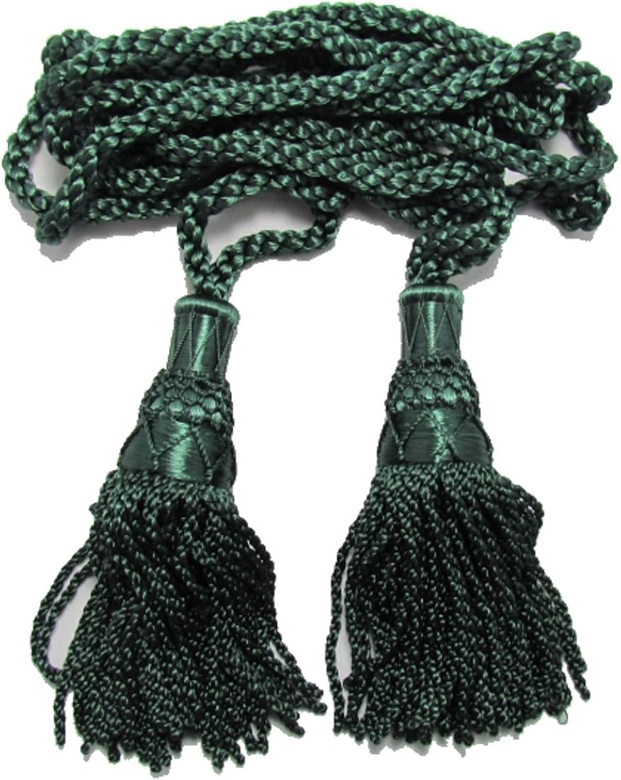 Cord Bagpipe Drone Cords Highland Silk Dark Green Military & Ceremonial