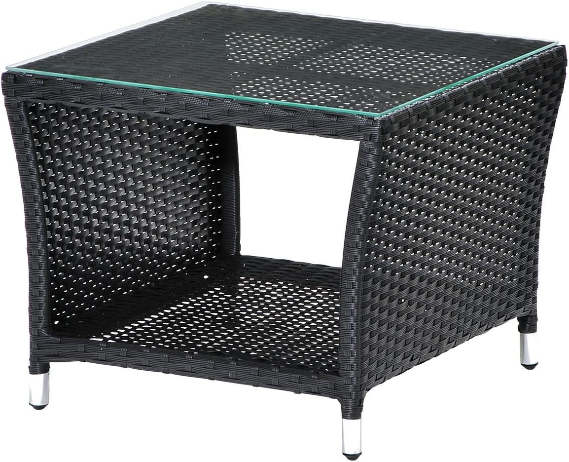 jysk Garten Beistelltisch Skive W48 x 48 x H40 schwarz Amazon.de