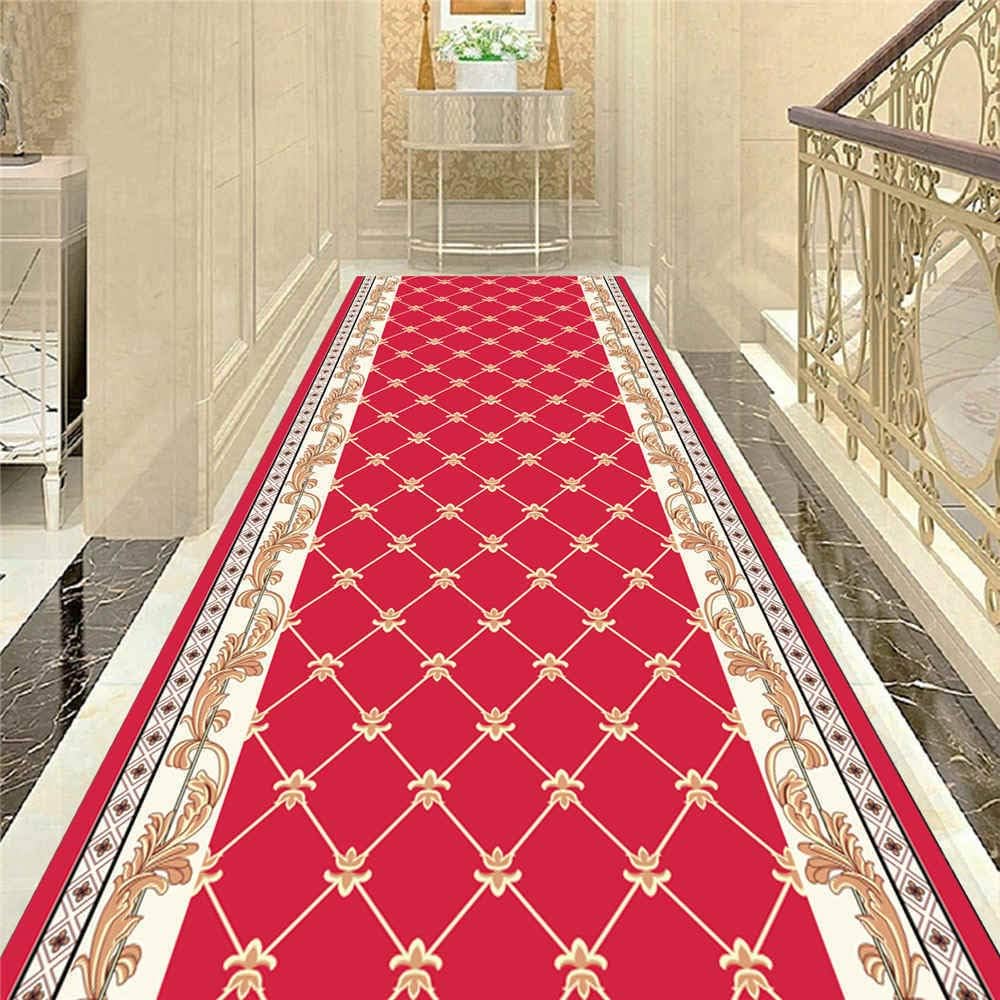 KFEKDT Modern Outdoor Geometric Rug Home Decorative Living Room Carpet Flannel Indoor Entrance Floor Mat Long Kitchen Corridor Area Rug A1 80x180cm