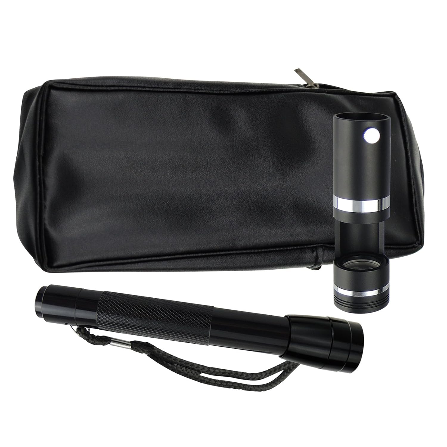 Professional 18mm 10x Handheld Darkfield Loupe LED with Flashlight