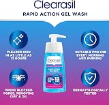 Clearasil Ultra Rapid Action Gel Wash 3 x 150ml - Unclog Pores view 4