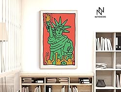 Nationcog Statue of Liberty Illustration