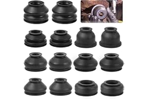 AUTOXBERT 7x2 Size Ball Joint Head Boots Replacement Tie Rod Boot Ends Rubber Cover Track Dust Protection Car Suspension Steering Parts Accessories for Vehicles (Model-1) 14Pcs