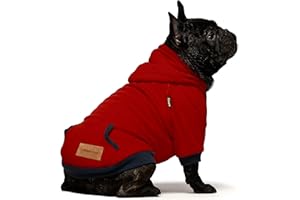 Fitwarm Pet Clothes Plain Dog Hoodies Puppy Pullover Cat Hooded Shirts Sweatshirts Burgundy Red Small