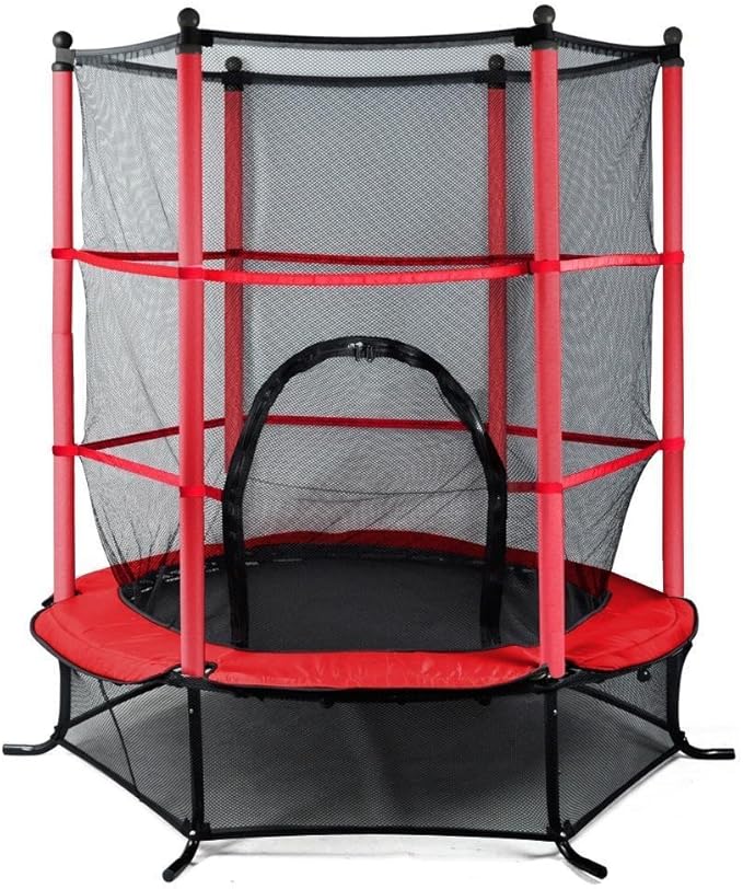 Trampoline 55" 4.5FT,With Safety Net(Red) Amazon.co.uk Sports & Outdoors