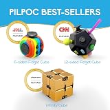 PILPOC theFube Infinity Cube Fidget Toy Black Aluminum with Case view 7