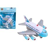 Daron Air Force One Pullback Airplane Toy with Lights &amp; Sounds | Officially licensed, pullback action, flashing LED lights, jet sounds, batteries included, durable plastic material
