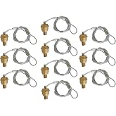 TORQUE 10-Pack Air Tank Drain Valve With 60" Cable - Replaces Haldex 12105 (1/4" NPT)
