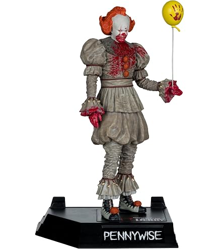 WB 100: Pennywise (It Chapter Two) Movie Maniacs 6in Posed Figure
