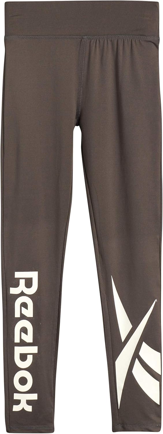 Reebok Girls' Athletic Leggings - Full Length Spandex Performance Sports Tights: Clothing