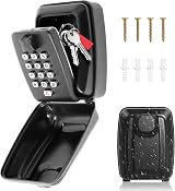 Gekufa Key Safe Outdoor 12-Digit Code Wall Mount Key Lock Box view 1