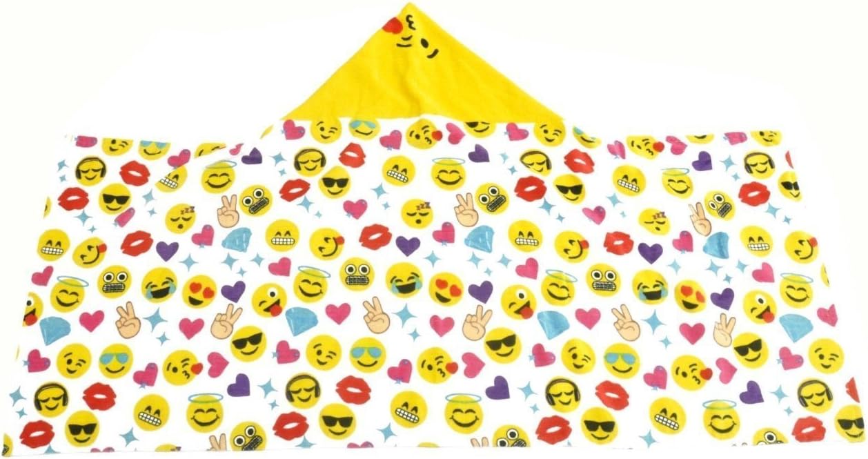 Emoji Pals Bling Girls Hooded Towel - Kids