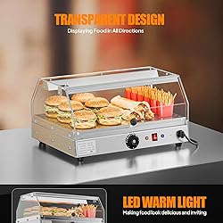 ROVSUN Food Warmer Pizza Warmer Countertop, Food