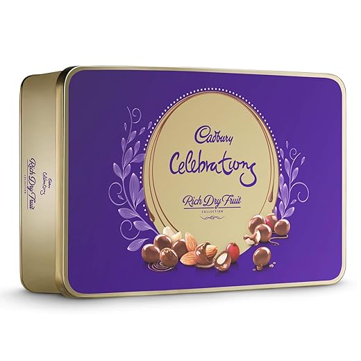 Cadbury Celebrations Rich Dry Fruit Chocolate Gift Box, 177g
