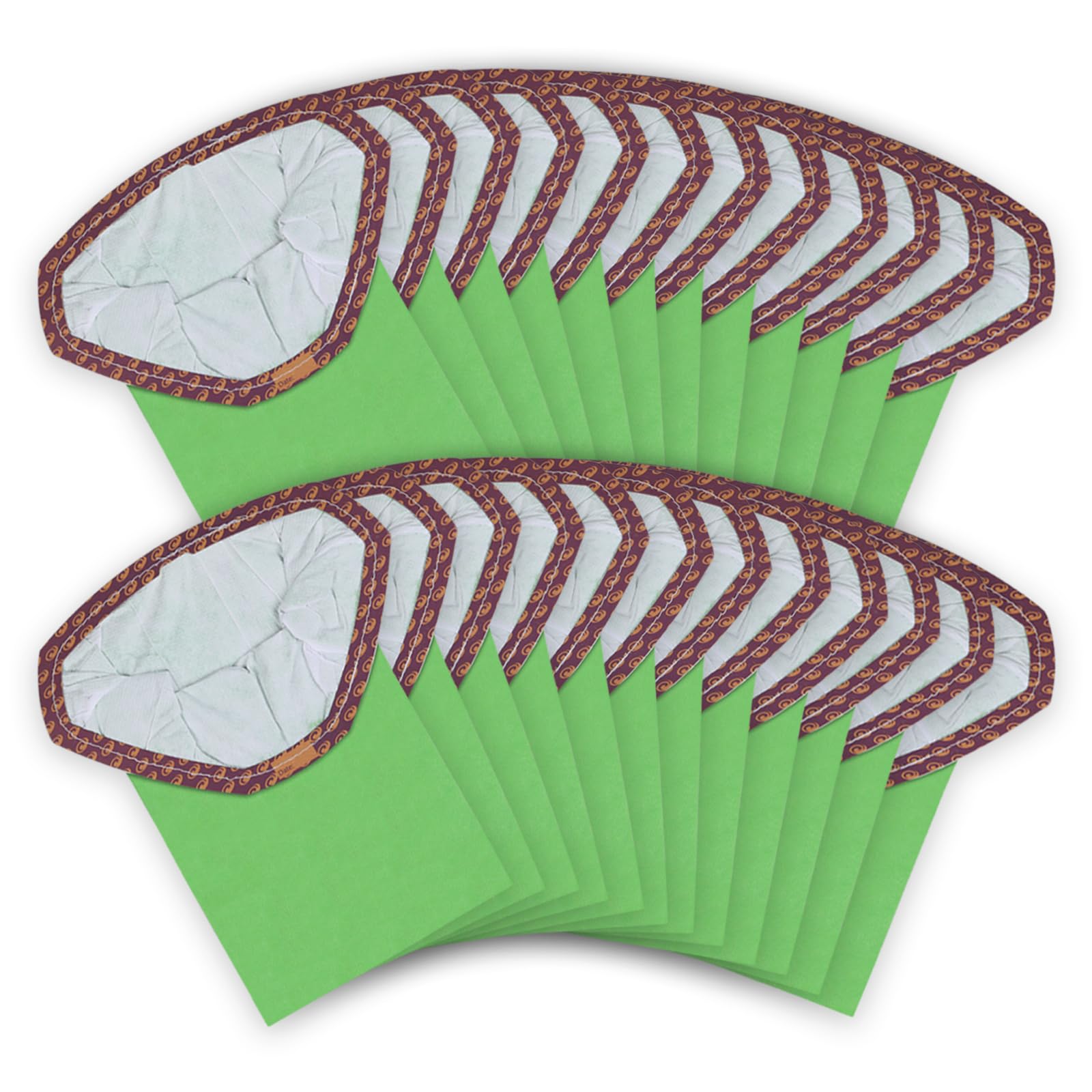 Photo 1 of LOSKLENO 24 Pack 107314 Vacuum Bags Compatible with ProTeam 6 QT Backpack Vacuum Cleaner, Fit for Models Super Coach Pro 6, ProVac FS 6, GoFit 6/6 PLUS, #107314 Open Triangular Collar