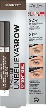 L'Oreal Paris UnbelievaBrow Gel Dark Brunette 108 Waterproof Eyebrow Gel view 2