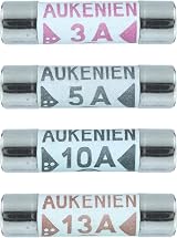 AUKENIEN BS1362 Fuse Assortment Kit 3A 5A 10A 13A 240V 80pcs 6.3x25mm view 2