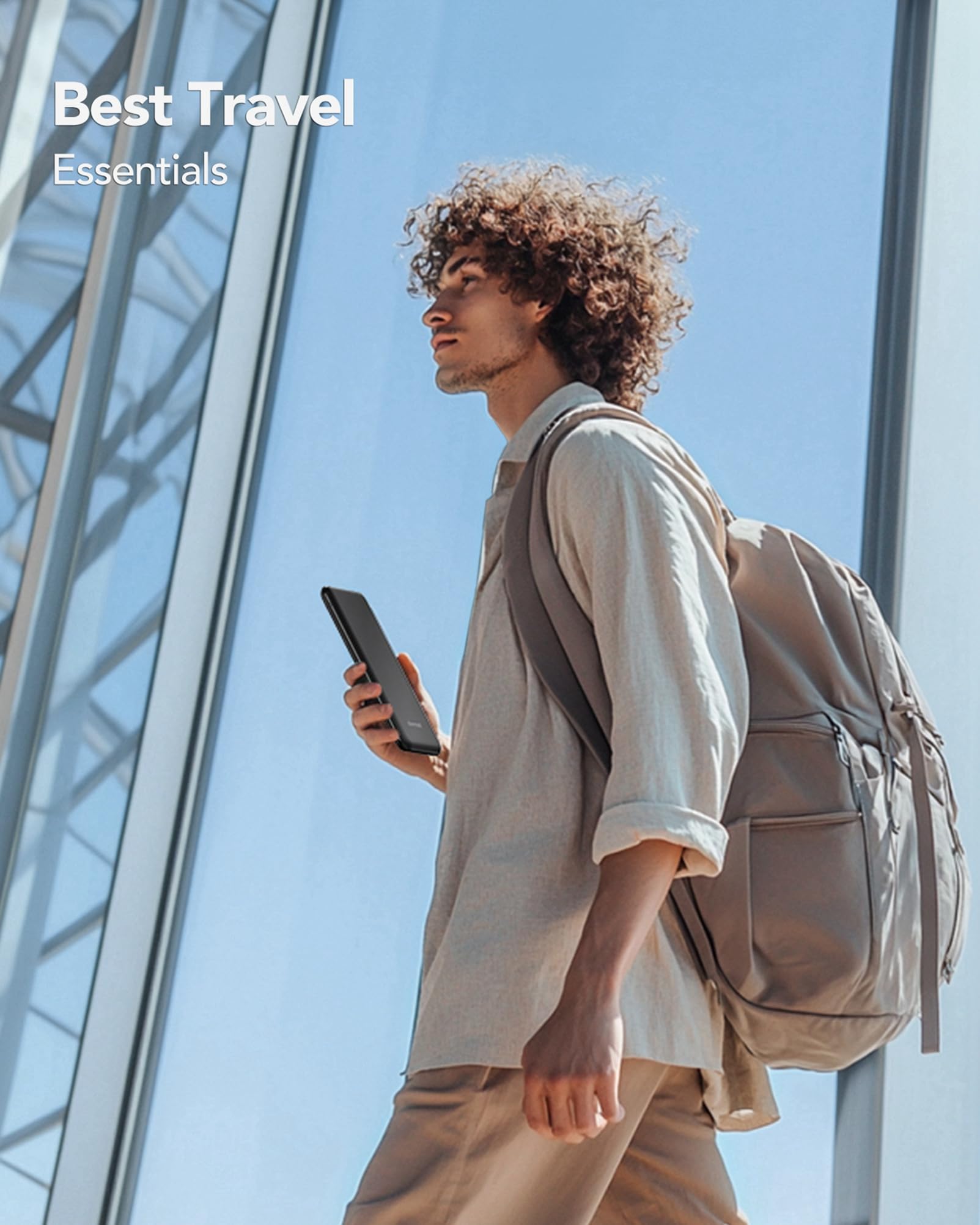 Charmast Power Bank, Slim Powerbank 26800mAh mit 4 Ausgängen & 3 Eingänge, USB C In & Out Externe Handyakkus Kompatibel mit iPhone 17/16/15/14/13/12 Pro Max Plus iPad Samsung Ultra Switch Tablet 8