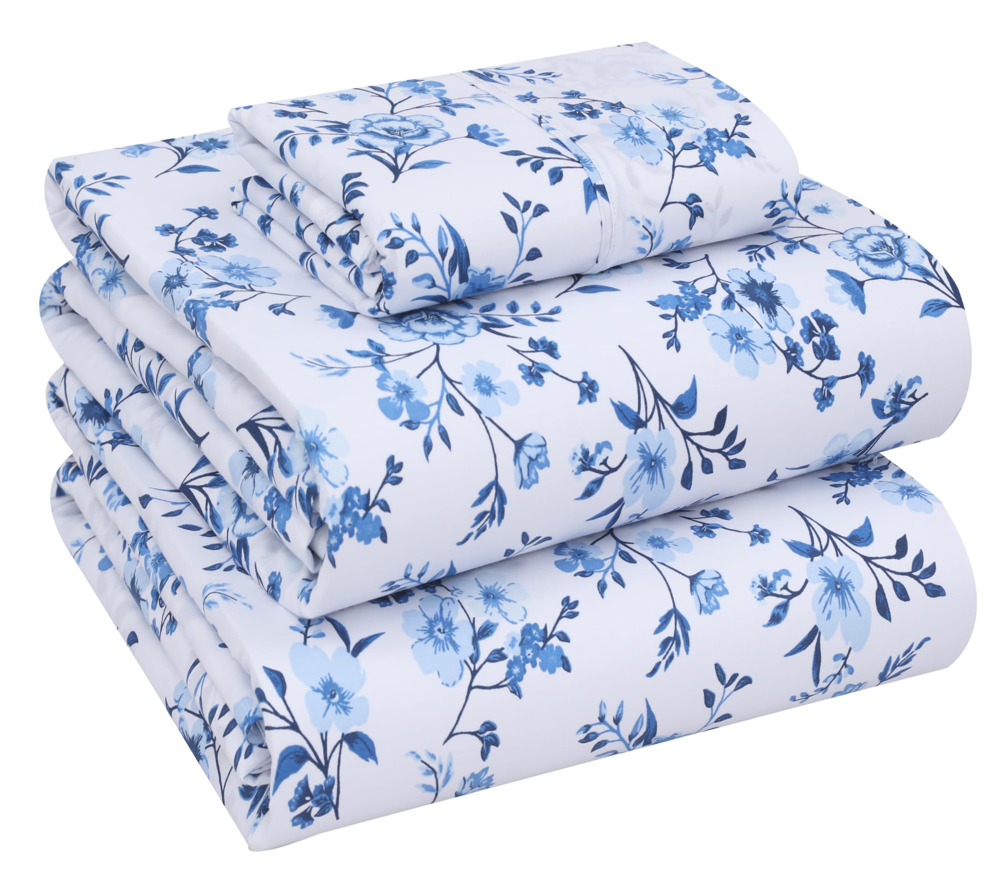 RUVANTI 100% Cotton Percale Sheets Twin XL Size, Annual
