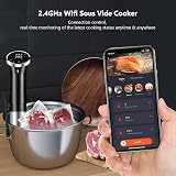GOYERRNES 1100W WiFi Sous Vide Cooker, Precision Immersion Circulator view 4