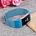 Lwsengme Metal Bands for Fitbit Charge 2,Charge2 Tracker Replacement. Magnet Strap Lock Large Small (Milanese-Blue+Purple, 5.5