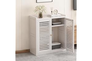 WiFi Router Hidden Box Storage Cabinet, Floor Standing Router Storage Box Hider Modem, Invisible Storage Multi-Layer Shelves 