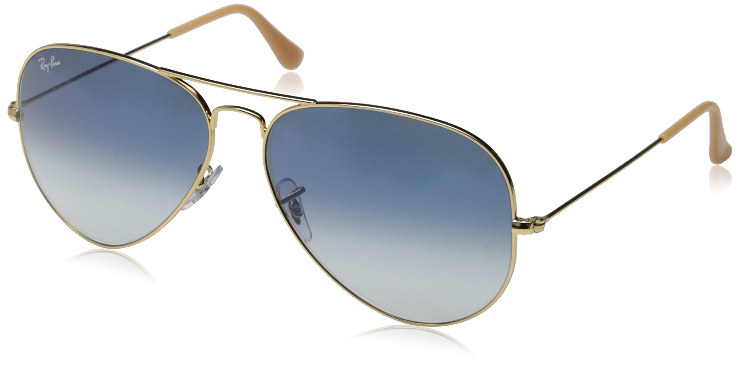 RayBan 3025 Aviator Large Metal NonMirrored NonPolarized Sunglasses