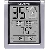 AcuRite Wireless Digital Indoor Thermometer and Hygrometer Monitor for Inside Temperature and Humidity Measurements (00613)