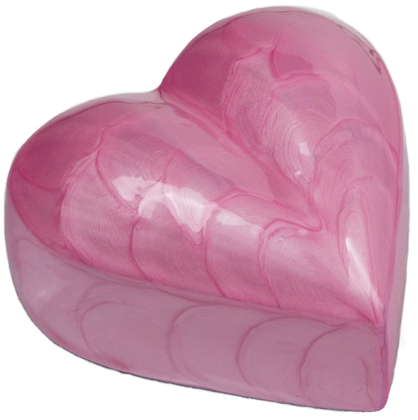 Royal Rapture Urn for Ashes Funeral Cremation Memorial Keepsake Heart Love Urns decorative Alloy (Pink, 3") RHM01-07