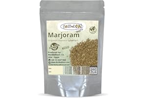 BONBALLOON Marjoram Dried Origanum Majorana Natural Herbal Herb Leaves Leaf Egyptian Egypt Arab Arabic Arabian Herbals Herbs No Additives Non Gmo Spice Seasoning Mediterranean Kosher Halal 8.82 oz / 250 gm