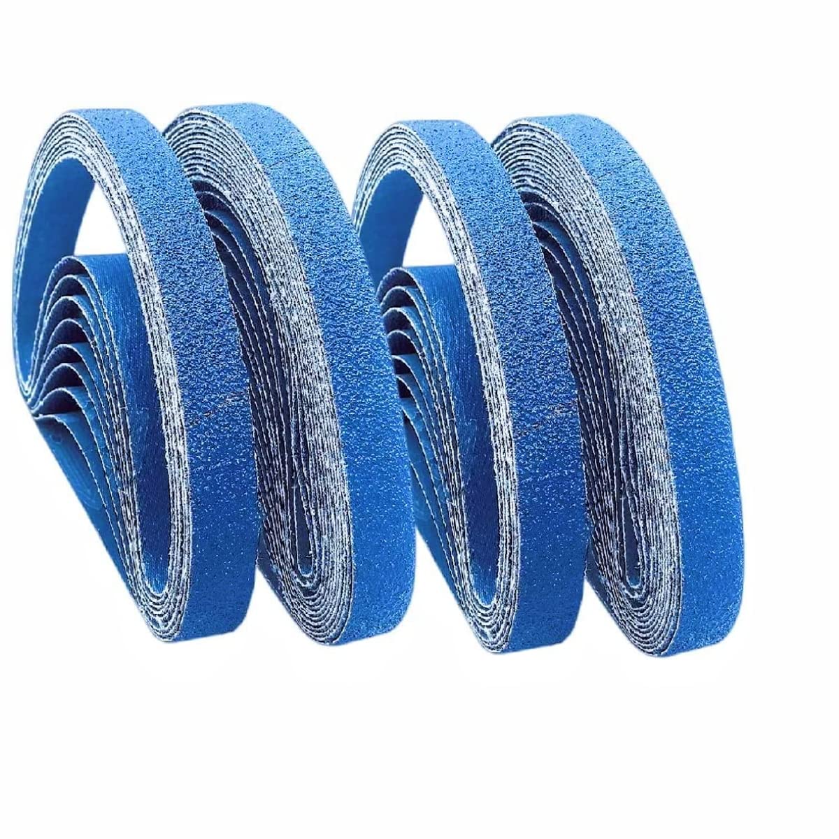FEIHU Zirconium Corundum Sanding Belts,13 x 457 mm, 240 Grit for Black & Decker, Sanding Metal, Wood, Rust Removal 、Paintings - Set of 20 Sanding Belts