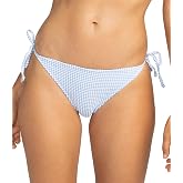 Roxy Women's Side Tie Cheeky Bikini Bottoms &ndash; Low Rise Swimwear, Upf 50+ Sun Protection