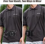 ARVOK 2 Pack Camera Strap Neck Shoulder Wrist Climbing Rope for SLR DSLR view 3