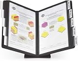 Durable VARIO Display Panel Desk Unit 10 A4 Panels Black view 2