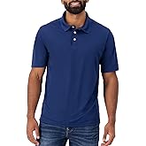 Hanes Sport Men's Polo Shirt, Men's Cool DRI Moisture-Wicking Performance Polo Shirt, Jersey Knit Performance Polo Shirt
